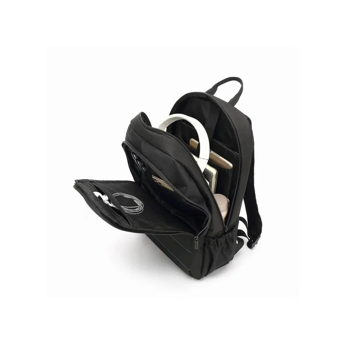 Coolbox COO-BAG15-2N Mochila para Portátil 15.6 Pulgadas (39.6 cm) Impermeable, Negro, con Compartimento para Tablet y Bolsillos para Accesorios