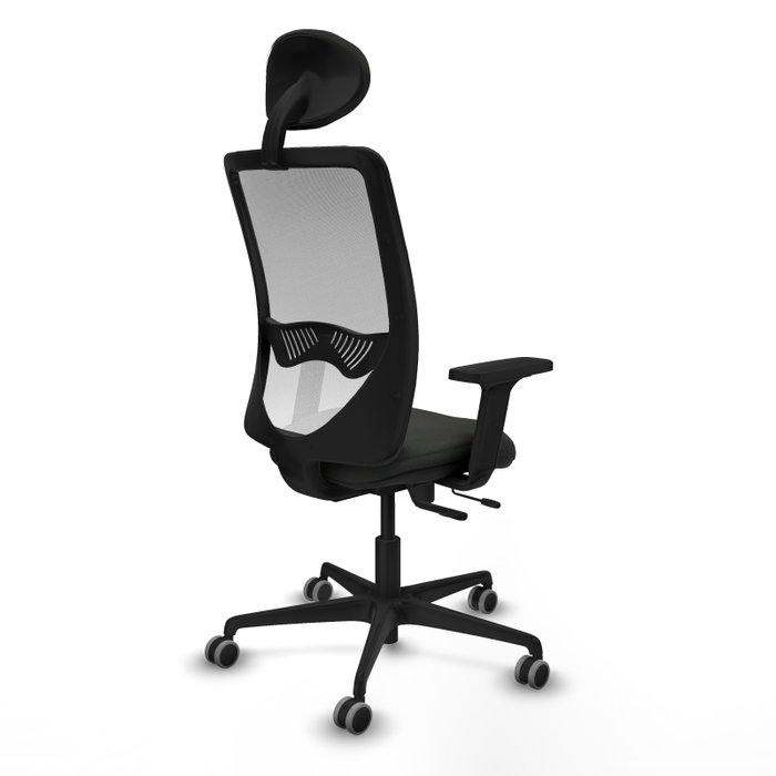 PIQUERAS Y CRESPO Silla de oficina Zulema con mecanismo Sincro/Traslack, Negro y Blanco PIQUERAS Y CRESPO Silla de oficina Zulema con mecanismo Sincro/Traslack, Negro y Blanco