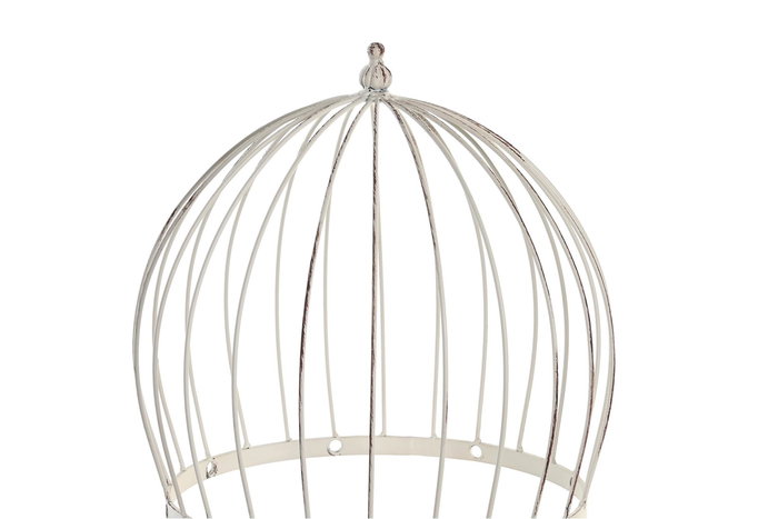 DKD Home Decor Pérgola Terraza y Jardín Blanco 304x304x332 cm Hierro