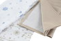 DKD Home Decor Paño Atlantico Azul Blanco 40 x 0.5 x 60 cm Algodon Set de 2 piezas 180gsm