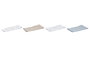 DKD Home Decor Paño Atlantico Azul Blanco 40 x 0.5 x 60 cm Algodon Set de 2 piezas 180gsm