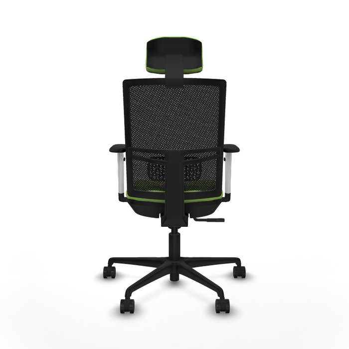 PIQUERAS Y CRESPO Silla de oficina Yunquera con mecanismo Sincro, color Pistacho y Negro PIQUERAS Y CRESPO Silla de oficina Yunquera con mecanismo Sincro, color Pistacho y Negro