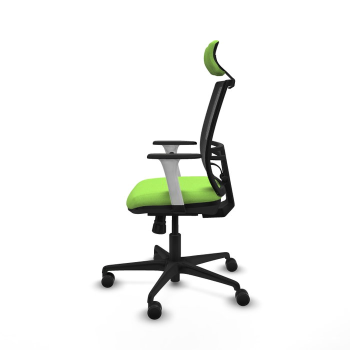 PIQUERAS Y CRESPO Silla de oficina Yunquera con mecanismo Sincro, color Pistacho y Negro PIQUERAS Y CRESPO Silla de oficina Yunquera con mecanismo Sincro, color Pistacho y Negro
