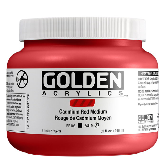 Golden Heavy Body Rojo Cadmio Medio 946 ml Golden Heavy Body Rojo Cadmio Medio 946 ml