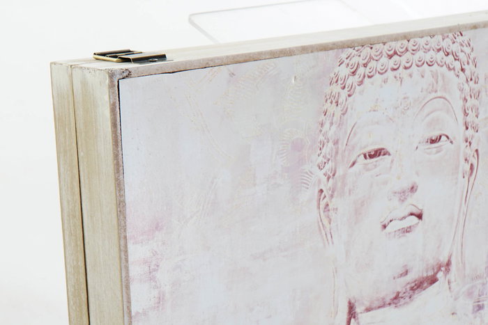 DKD Home Decor Tapa Contador Oriental Tropical bestone 21 Beige 6 x 31.5 x 46.5 cm (4 Unidades)