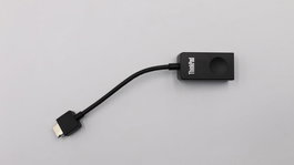 Lenovo ThinkPad Ethernet Extension Adapter Gen2 USB C a RJ-45, 0.08 m, Negro