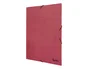 Liderpapel Carpeta de tres solapas con gomas, cartón prespán, A3, Rojo