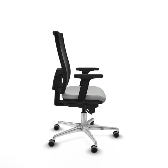 PIQUERAS Y CRESPO Silla de oficina Horna con mecanismo Sincro, Gris claro y Negro PIQUERAS Y CRESPO Silla de oficina Horna con mecanismo Sincro, Gris claro y Negro