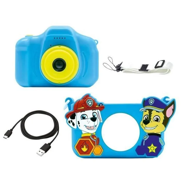 LEXIBOOK Cámara Infantil Patrulla Canina con Protección de Silicona