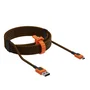 Xtorm Cable Xtreme USB-A a Micro USB 1,5m Negro/Naranja