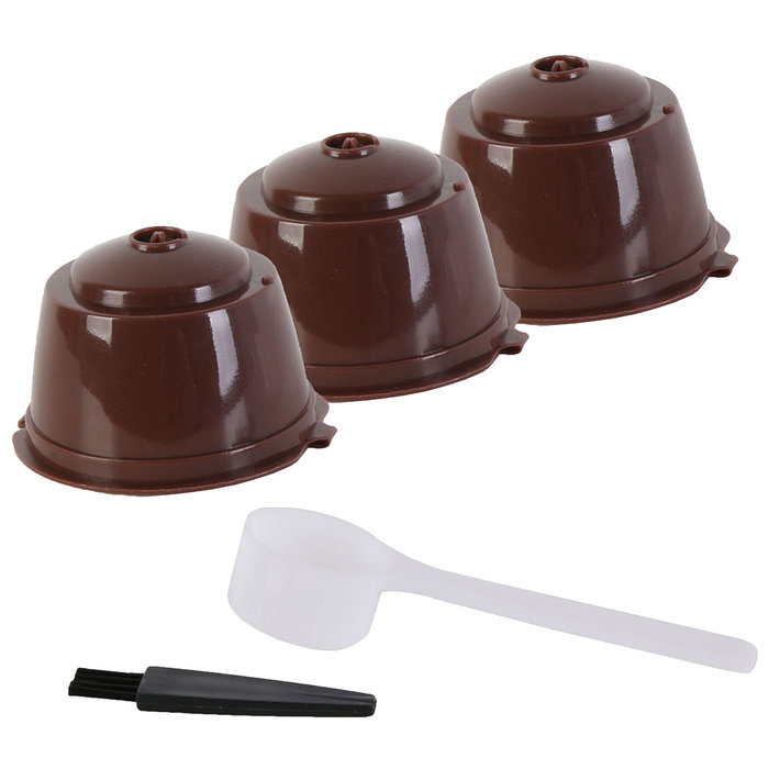 Cook Concept Juego de 3 Cápsulas de Café Reutilizables Compatibles con Dolce Gusto Cook Concept Juego de 3 Cápsulas de Café Reutilizables Compatibles con Dolce Gusto