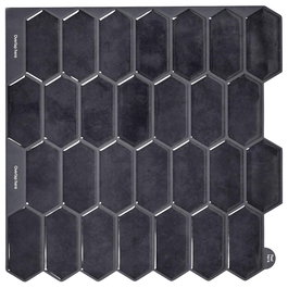 Je cherche une Idee Set de 4 Azulejo Negro 30,5x30,5 EASYSTICK