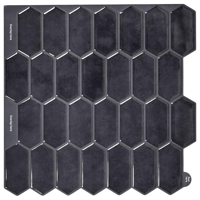 Je cherche une Idee Set de 4 Azulejo Negro 30,5x30,5 EASYSTICK Je cherche une Idee Set de 4 Azulejo Negro 30,5x30,5 EASYSTICK