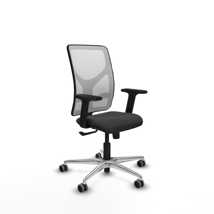 PIQUERAS Y CRESPO Silla de oficina Motilla con mecanismo Sincro, Gris oscuro y Blanco PIQUERAS Y CRESPO Silla de oficina Motilla con mecanismo Sincro, Gris oscuro y Blanco