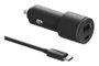 Motorola SJV102-EU Cargador de Coche 45W con Puertos USB-A y USB-C Negro