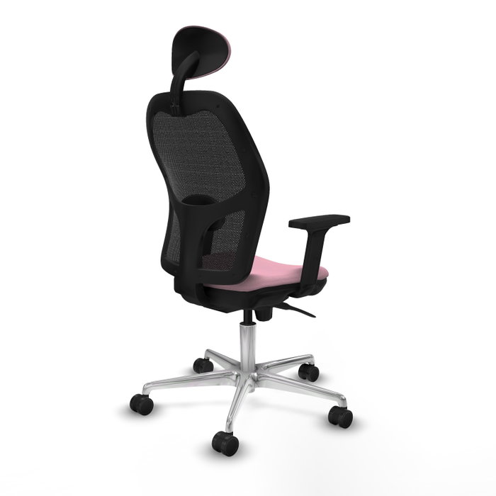 PIQUERAS Y CRESPO Silla de oficina Jorquera Rosa y Negra PIQUERAS Y CRESPO Silla de oficina Jorquera Rosa y Negra