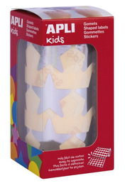 Gomets Apli Rollo Estrella 33Mm 708 Uds. Plata (17867)