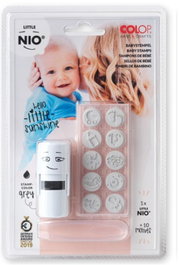 Colop NIL002 BLISTER IMPRENTILLA LITTLE NIO 10 PICTOS TEMÁTICA "BEBÉS"