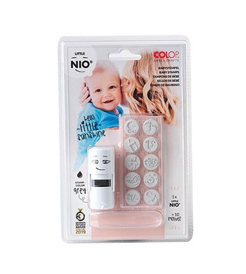 Colop Little NIO Baby Sello Automático con 10 Diseños de Bebés