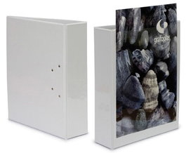 Carpeta Canguro Grafoplas Pvc A4 4 An.Mixtas 25Mm Blanco