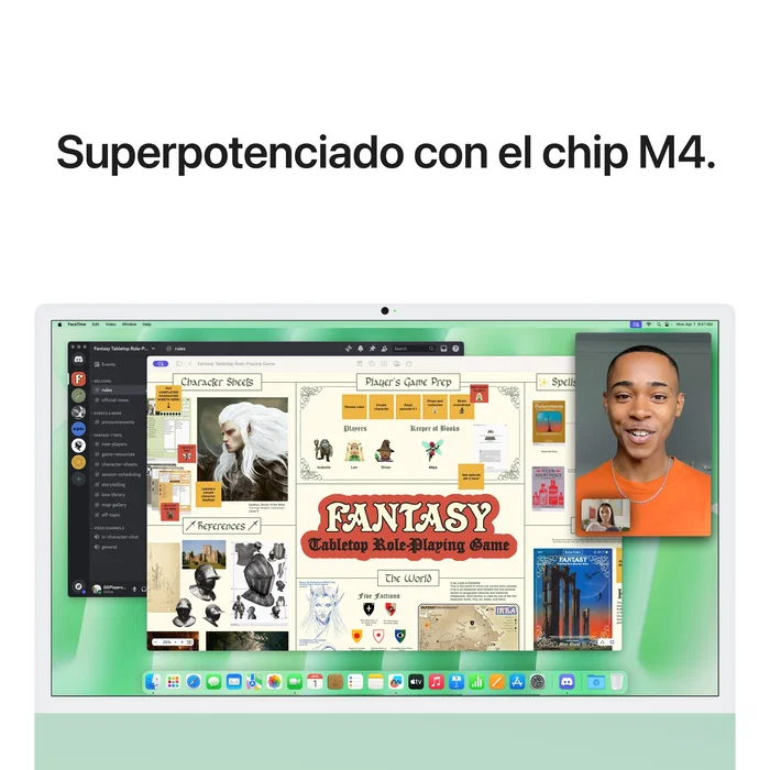 Apple iMac M4 23.5 pulgadas Retina 4.5K 16GB RAM 256GB SSD Verde