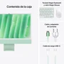 Apple iMac M4 23.5 pulgadas Retina 4.5K 16GB RAM 256GB SSD Verde