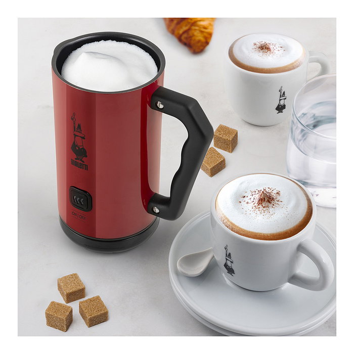 Bialetti MKF02 Rosso Milk Foamer Rojo