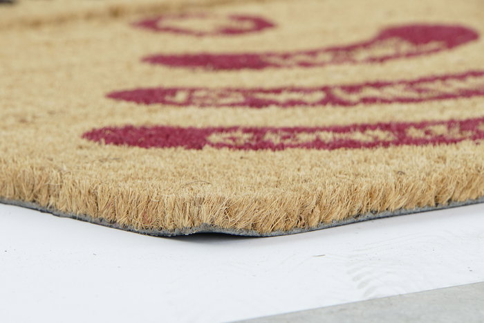 DKD Home Decor Felpudo Marron Rojo 40 x 1.5 x 60 cm (6 Unidades)