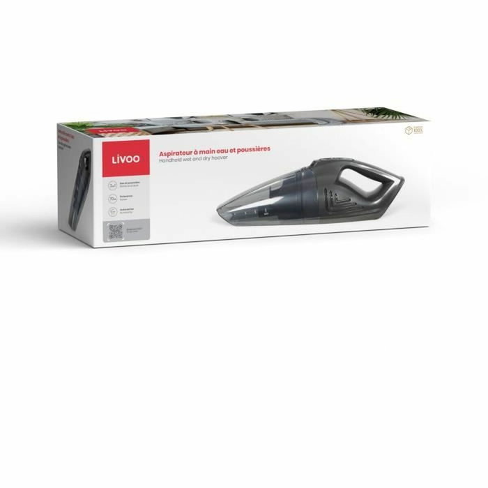 Livoo DOH137G Aspiradora de mano 2 en 1 (seco y húmedo) Gris