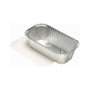 STARPAK Aluschalen con tapa 1500 ml plateado