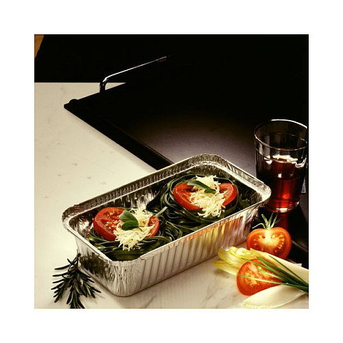 STARPAK Aluschalen con tapa 1500 ml plateado STARPAK Aluschalen con tapa 1500 ml plateado