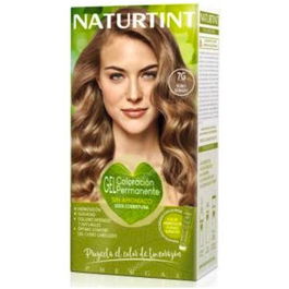 Naturtint Biobased 7G Rubio Dorado Coloración Permanente sin Amoniaco con Ingredientes Naturales para Suavidad, Brillo e Hidratación