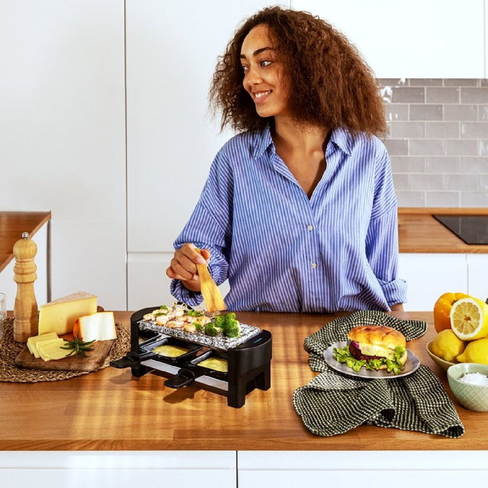 Parrilla Eléctrica Cecotec 3200 Pocket AllStone Negro