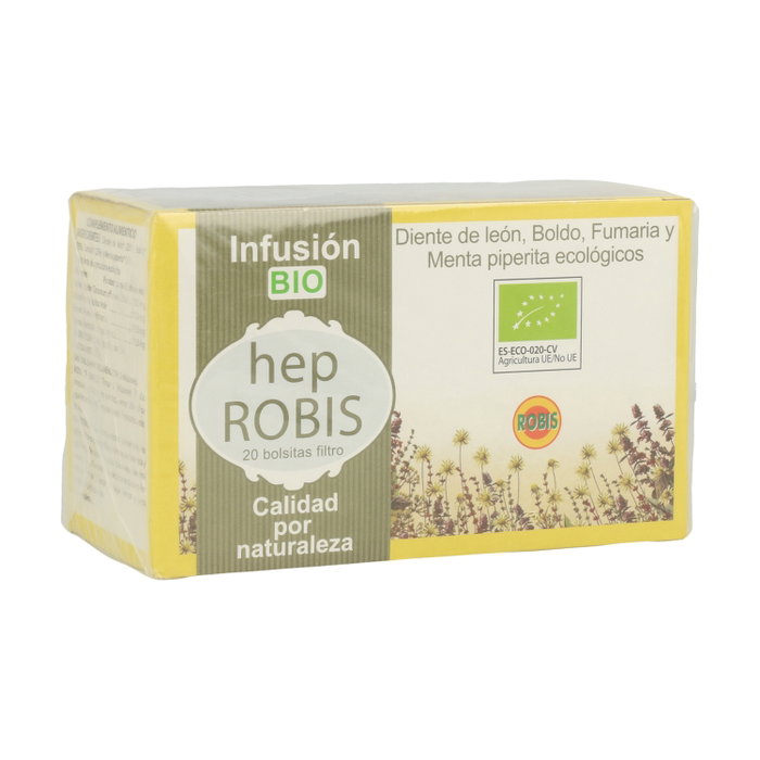 Robis HEP ROBIS 20 filtros - Infusión Beneficiosa para el Hígado Robis HEP ROBIS 20 filtros - Infusión Beneficiosa para el Hígado