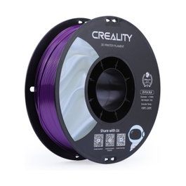 Creality CR-Silk PLA Filamento Seda Lila 1 kg 1.75 mm para Impresora 3D, Rollo 1.75 mm, Material de Impresion 3D
