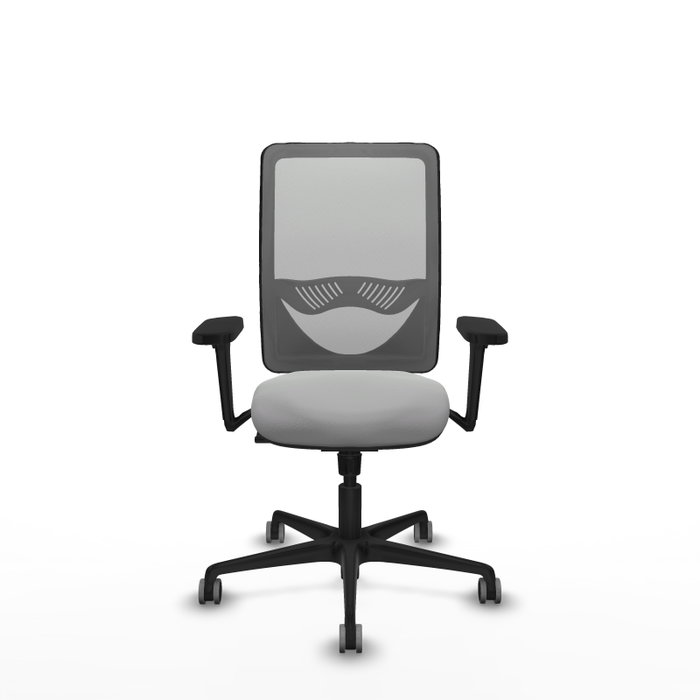 PIQUERAS Y CRESPO Silla de oficina Zulema Gris con mecanismo Sincro y Brazos 3D PIQUERAS Y CRESPO Silla de oficina Zulema Gris con mecanismo Sincro y Brazos 3D