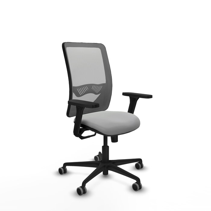 PIQUERAS Y CRESPO Silla de oficina Zulema Gris con mecanismo Sincro y Brazos 3D PIQUERAS Y CRESPO Silla de oficina Zulema Gris con mecanismo Sincro y Brazos 3D