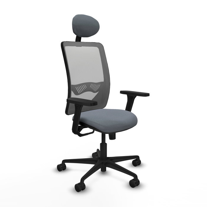PIQUERAS Y CRESPO Silla de oficina Zulema Gris con Mecanismo Sincro PIQUERAS Y CRESPO Silla de oficina Zulema Gris con Mecanismo Sincro