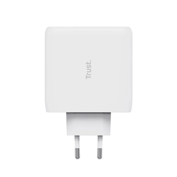 Trust Maxo Cargador Pared USB-C 100W (25140) con PD 3.0 y PPS, Blanco, Incluye Cable USB-C a USB-C de 2 Metros Trust Maxo Cargador Pared USB-C 100W (25140) con PD 3.0 y PPS, Blanco, Incluye Cable USB-C a USB-C de 2 Metros