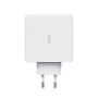 Trust Maxo Cargador Pared USB-C 100W (25140) con PD 3.0 y PPS, Blanco, Incluye Cable USB-C a USB-C de 2 Metros