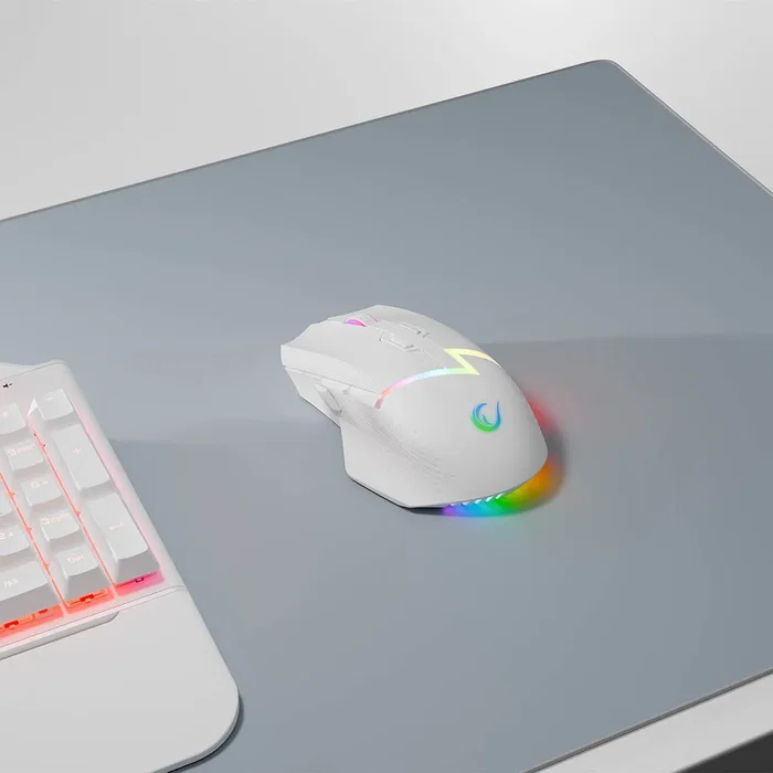 Rampage Drop M3 V2 Ratón Inalámbrico 24000 DPI 1000 Hz Blanco