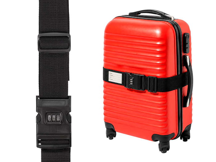 ARTE REGAL Pack de 24 Cintas Protectoras para Maleta con Contraseña, Surtido de 4 Colores