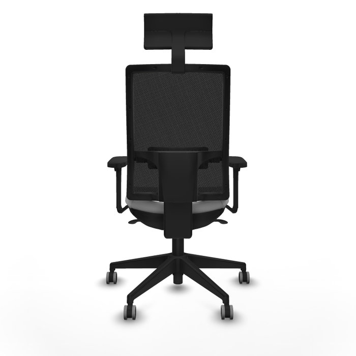 PIQUERAS Y CRESPO Silla de oficina Horna con mecanismo Sincro, Gris claro y Negro PIQUERAS Y CRESPO Silla de oficina Horna con mecanismo Sincro, Gris claro y Negro