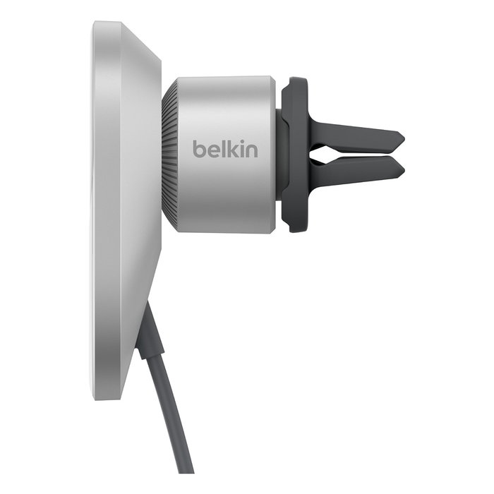 Belkin BoostCharge Pro Qi2 (15W) Cargador Inalámbrico Magnético para Coche - Gris