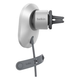 Belkin BoostCharge Pro Qi2 (15W) Cargador Inalámbrico Magnético para Coche - Gris