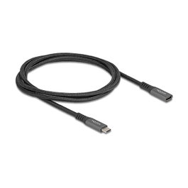 DeLOCK Cable de extensión USB Type-C 10 Gbps 100 W 1 m Negro
