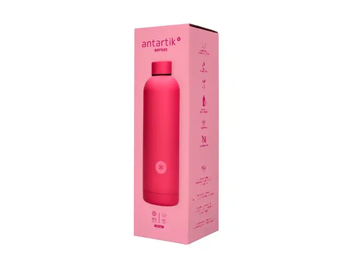 Antartik Botella portaliquidos isotérmica acero inoxidable fucsia 750 ml