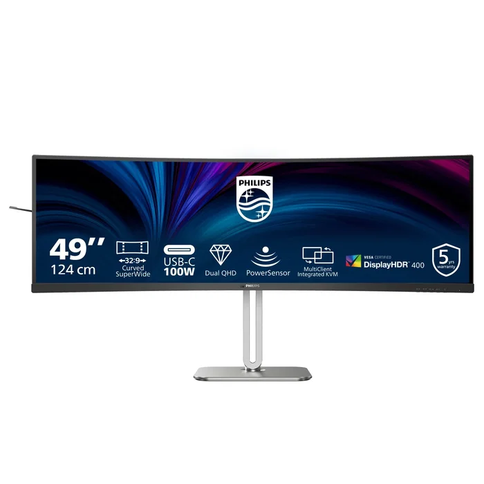 Philips 49B2U5900C/00 Monitor Curvo Ultrapanorámico 49 pulgadas Dual QHD