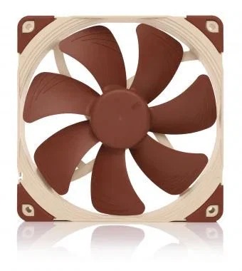 Noctua NF-A14 ULN Ventilador para PC 140mm, Ultra Silencioso (800 RPM), Beige/Marrón, Rodamiento SSO2, AAO