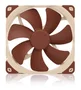 Noctua NF-A14 ULN Ventilador para PC 140mm, Ultra Silencioso (800 RPM), Beige/Marrón, Rodamiento SSO2, AAO
